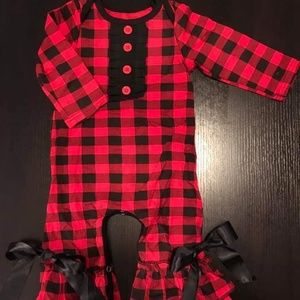 Buffalo Plaid Romper